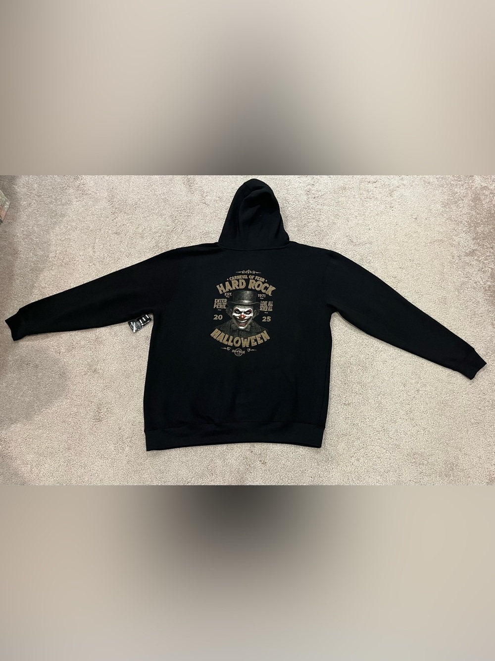 Hard Rock Cafe Bristol Carnival of Fear 2025 Hoodie - Picture 10 of 10